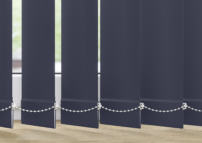 Trinity (Blackout), Navy - Vertical Blind - Image 4